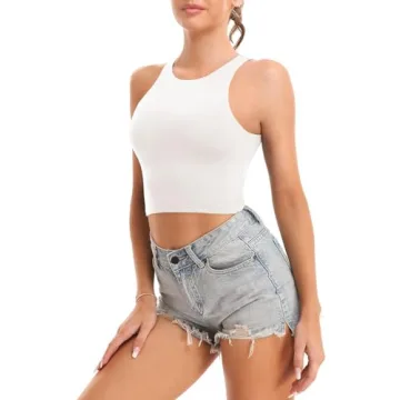 Stylish Women's Sleeveless Crop Tank Top | Soft & Durable Fashion
