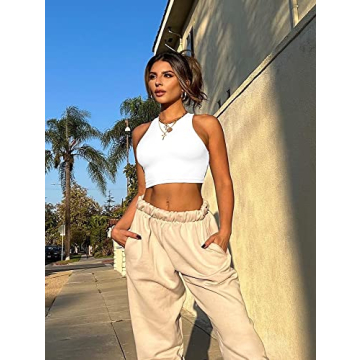 Stylish Women's Sleeveless Crop Tank Top | Soft & Durable Fashion