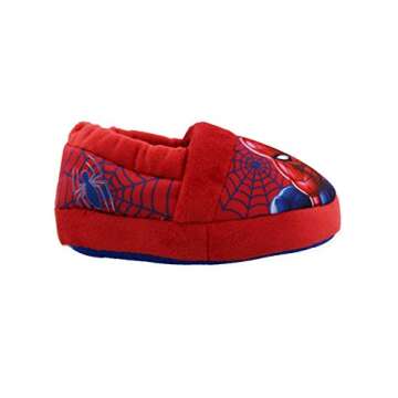 Marvel Spider-Man Toddler Boys Plush Aline Slippers - Cozy Fun for Kids