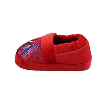 Marvel Spider-Man Boys Plush Slippers for Toddlers