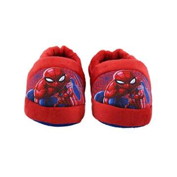 Marvel Spider-Man Boys Plush Slippers for Toddlers