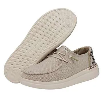 Hey Dude Women's Wendy Rise Loafers in Cream - Comfortable & Stylish