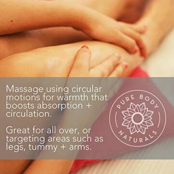 Pure Body Naturals Anti Cellulite Oil for Skin Firming