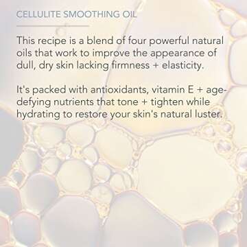 Pure Body Naturals Anti Cellulite Oil for Skin Firming