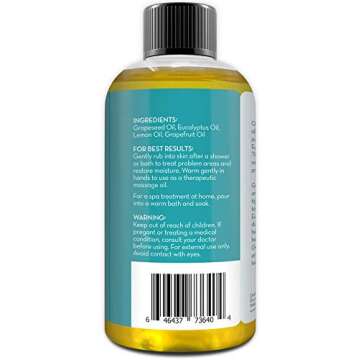 Pure Body Naturals Anti Cellulite Oil for Skin Firming
