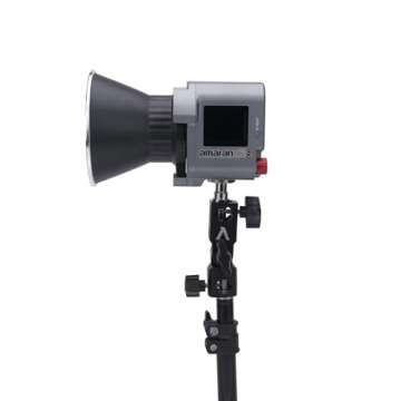 Amaran COB 60x S 65W Bi-Color LED Video Light 2700k-6500k Bowens Mount Studio LED with App Control, for Filmmaking Live Streaming Videography