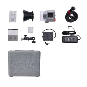 Amaran COB 60x S 65W Bi-Color LED Video Light 2700k-6500k Bowens Mount Studio LED with App Control, for Filmmaking Live Streaming Videography