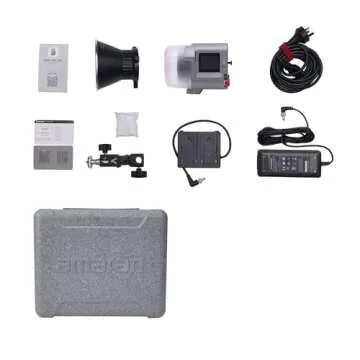 Amaran COB 60x S 65W Bi-Color LED Video Light 2700k-6500k Bowens Mount Studio LED with App Control, for Filmmaking Live Streaming Videography