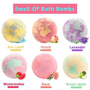 Unicorn Bath Bombs with Surprise Inside for Kids Girls, Kids Bath Bombs Girl Birthday Gifts for Kids...