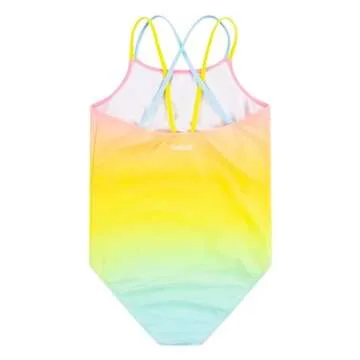 Hurley Girls One Piece Swimsuit Pink Flamingo for Summer Fun