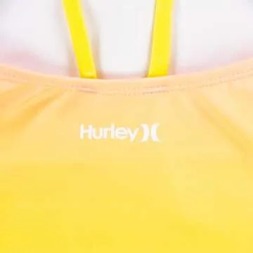 Hurley Girls One Piece Swimsuit Pink Flamingo for Summer Fun