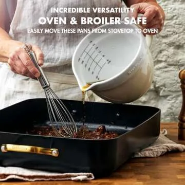 GreenPan Reserve Healthy Ceramic Nonstick Roasting Pan, 13" x 16", Black