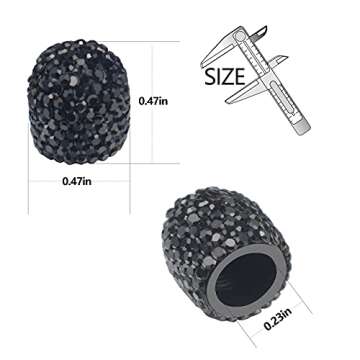 Sikawai Bling Valve Stem Caps for All Vehicle Types