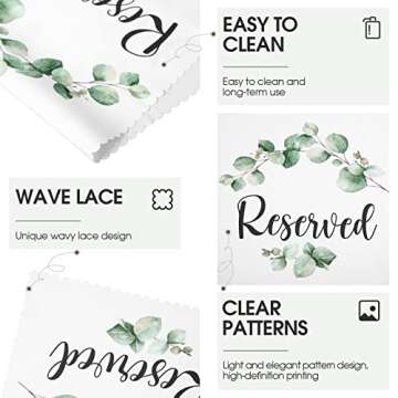 Buryeah Reserve Cloth White Reserved Seating Placeholder