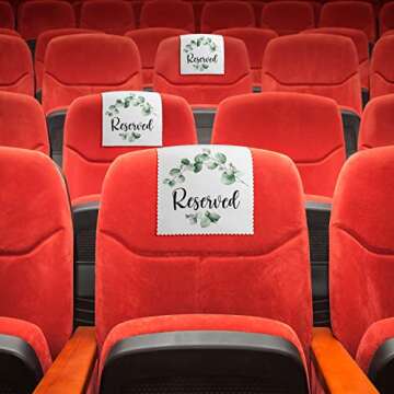 Buryeah Reserve Cloth White Reserved Seating Placeholder