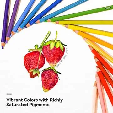 Arrtx 126 Colored Pencil Set for Vibrant Art Creations