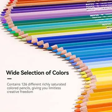 Arrtx 126 Colored Pencil Set for Vibrant Art Creations