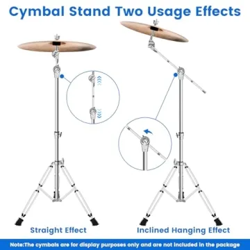 Adjustable Boom Cymbal Stand for Drummers and Musicians