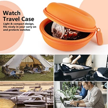 HELMDY Watch Travel Case: Portable & Stylish Watch Organizer