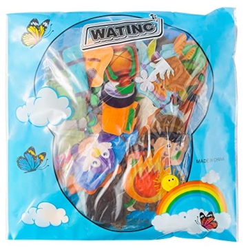 WATINC Camping Felt Board Story Set for Toddlers 46Pcs