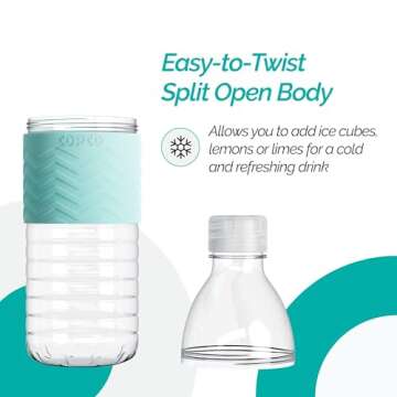 Copco Hydra 16.9 oz BPA-Free Water Bottle - Leak-Proof & Durable