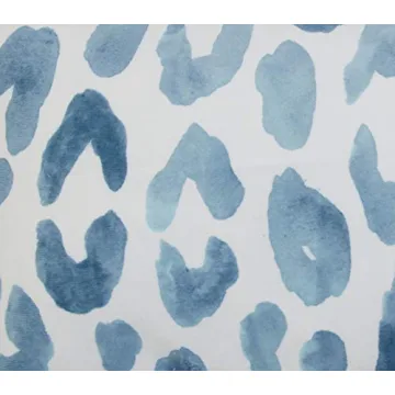 Thro by Marlo Lorenz Miron Cheetah Velvet Throw Pillow, 12" x 20", Teal