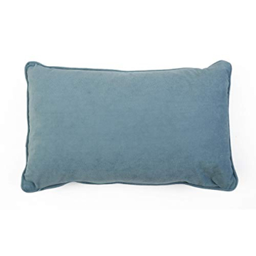 Thro by Marlo Lorenz Miron Cheetah Velvet Throw Pillow, 12" x 20", Teal