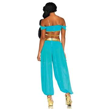 Leg Avenue Oasis Princess Costume - Small - Blue (4-Piece)