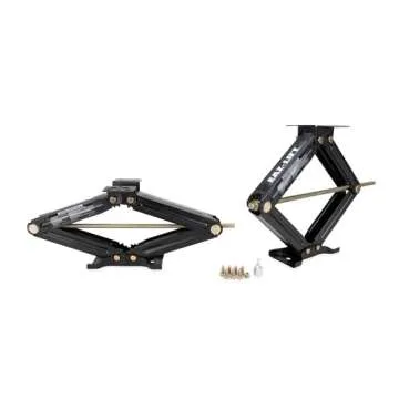 Camco EAZ-Lift 24-inch Stabilizing RV Scissor Jacks - Features a 7,500 lb Load Capacity - Heavy-Duty Steel Construction - Set of 2 (48830)