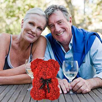 Unique Mother's Day Rose Bear Gifts for Mom and Women