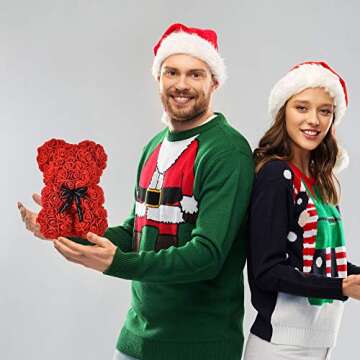 Unique Mother's Day Rose Bear Gifts for Mom and Women