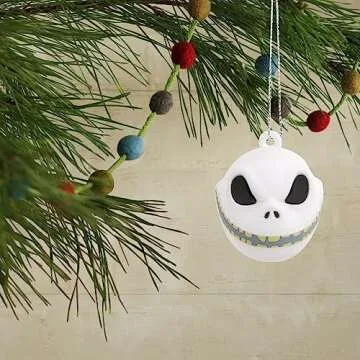 Jack Skellington Mini Christmas Ornaments Set of 6