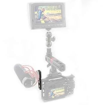 CAMVATE Cold Shoe Mount with NATO Rail Adapter for Monitor LED Light Microphone - 1758