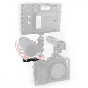 CAMVATE Cold Shoe Mount with NATO Rail Adapter for Monitor LED Light Microphone - 1758