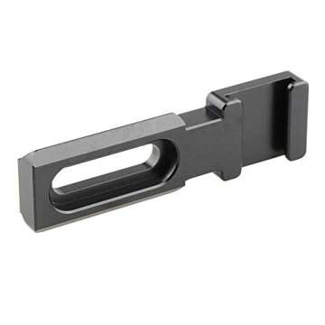 CAMVATE Cold Shoe Mount with NATO Rail Adapter for Monitor LED Light Microphone - 1758