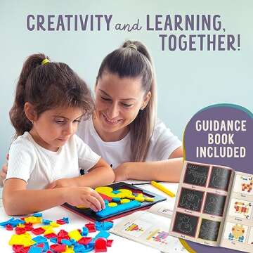 MOONKEE Set of 2-1 Stepping Stones for Kids + 1 Magnetic Drawing Board Pen - Indoor or Outdoor Physical and Sensory Play Equipment for Floor is Lava, Obstacle Course