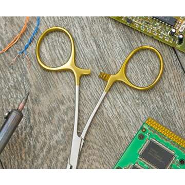 SE 5" Webster Needle Holder Large Finger Holes and Durable Finish