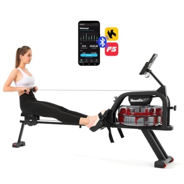 HouseFit Water Rower for Home Use with 330Lbs Capacity