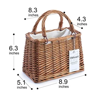 Straw Beach Bags For Women Summer Clutch Rattan Woven Wicker Purse Crochet Tote