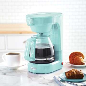 Dash Coffee Maker 12 Cup Express - Aqua