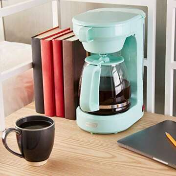Dash Coffee Maker 12 Cup Express - Aqua
