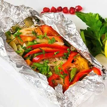 ForPro Professional Collection Embossed Foil Sheets 500S, Aluminum Foil, Pop-Up Dispenser, for Hair Color Application and Highlighting Services, Food Safe, 5” W x 10.75” L, 500 Count