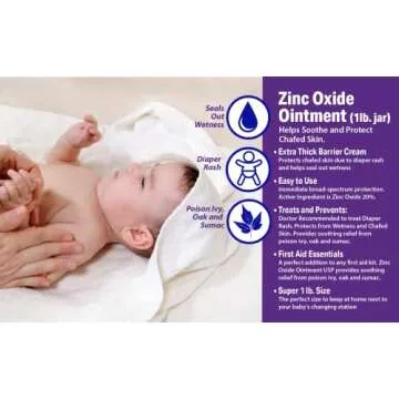 16 oz Zinc Oxide Skin Protectant Ointment for Diaper Rash