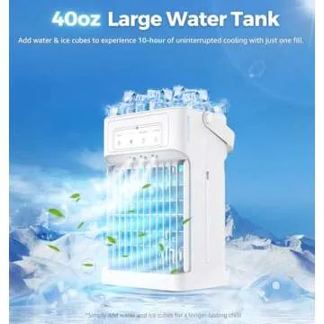 Portable Air Conditioners with 3 Speeds & Mist Settings
