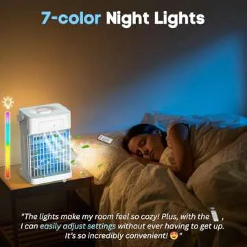 Portable Air Conditioners with 3 Speeds & Mist Settings