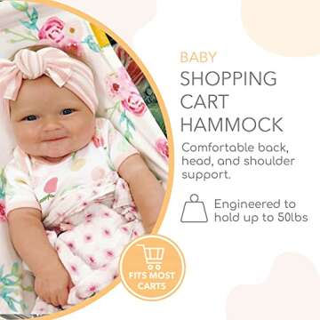 Binxy Baby Shopping Cart Hammock for Infants and Toddlers