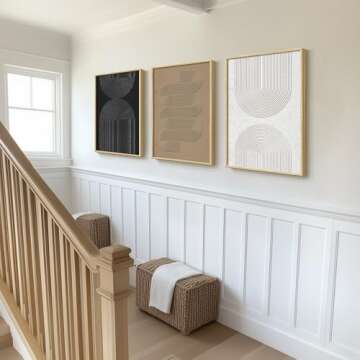 Large Framed Abstract Wall Art Set for Modern Decor