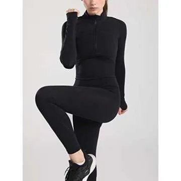 Vsaiddt Women's Athletic Half Zip Sweatshirt for Ultimate Comfort