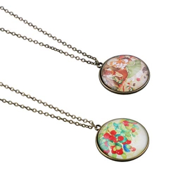 HAUTOCO 1.18 Inch Glass Cabochons for Jewelry Making