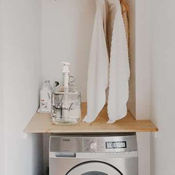 Darware Gallon Bleach Pump Bottle; Big Laundry / Cleaning Pump Dispenser Jug